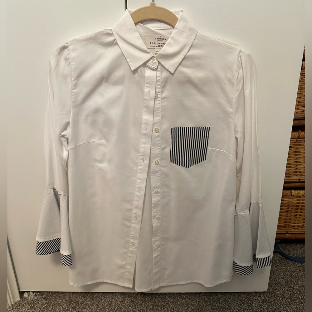 Trovata Birds of Paradise Button Down